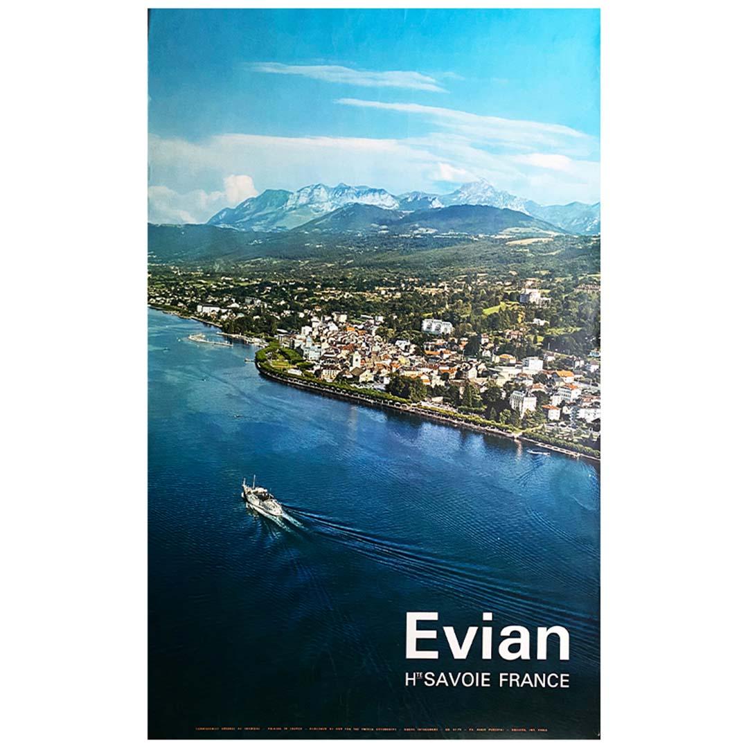 Originalplakat Evian – Haute-Savoie – Tourismus, 1963 – Print von Unknown