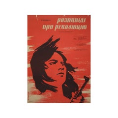 1963 original Soviet film poster - Stories of the Revolution - Cuba