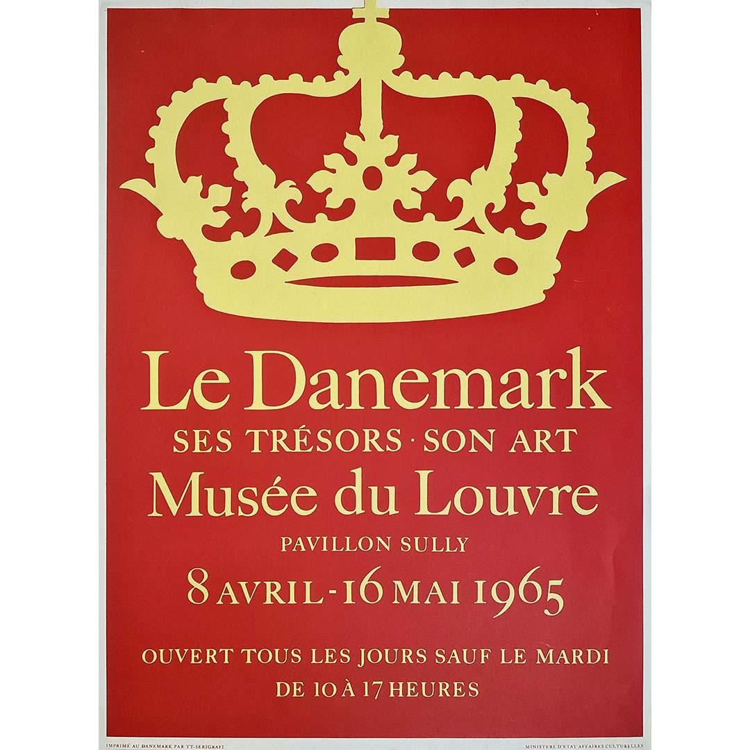 Beautiful poster from 1965 for an exhibition on Denmark and its treasures at the Pavillon de Sully in the Louvre Museum.

Exhibition - Scandinavia

Louvre Museum - Pavilion Sully

TT Serigrafi
