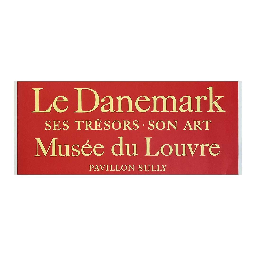 1965 Original poster for an exhibition on Denmark and its treasures - Louvre For Sale 1