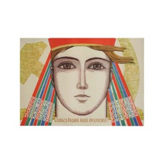1967 Original Soviet Cultural Poster Glory to Our Beautiful Motherland