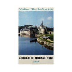 1968 original poster by Mazo - SNCF - Château de Chantilly