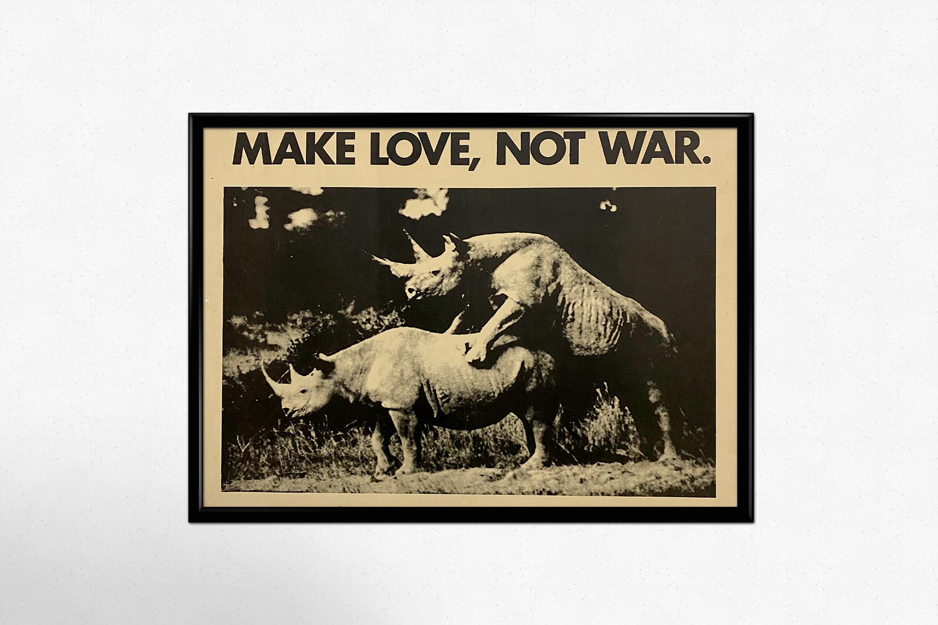 make love not war original poster