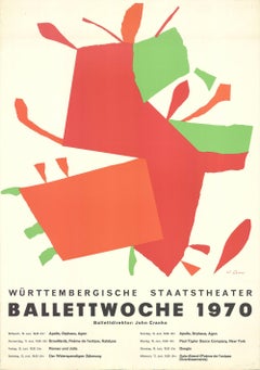 1970 Unknown
Ballettwoche 1970
Abstract Orange, Red, Black, Black
White, Green 1970 Unknown
Ballettwoche 1970
Abstract Orange, Red, Black, Black
White, Green