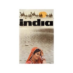 1971 Original travel poster titled simply “India”
