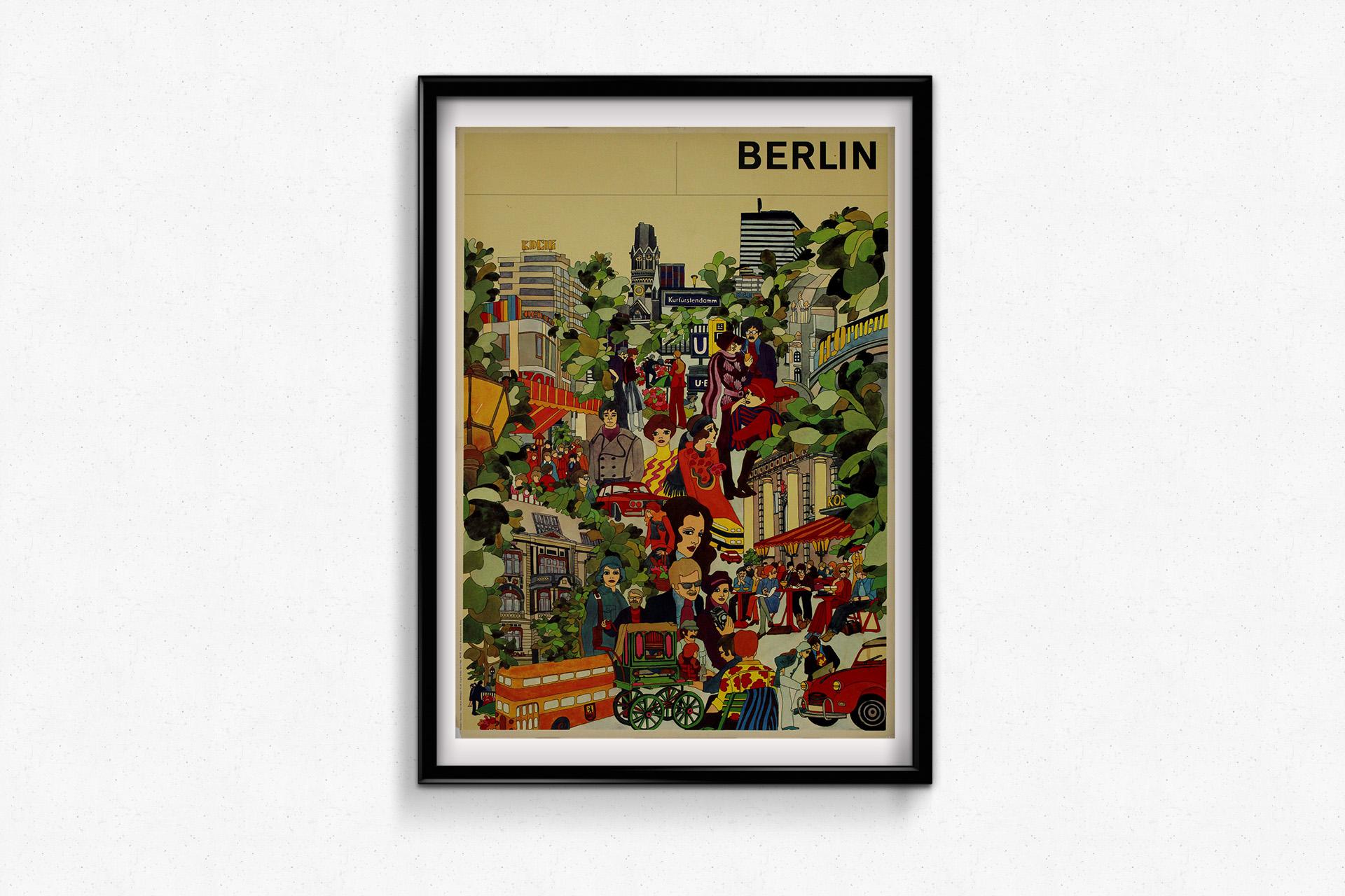 The 1972 original poster for Brose und Partner, Berlin, exemplifies the bold and innovative design trends of the early 1970s, reflecting the dynamic spirit of the era. As one of Berlin's prominent design firms, Brose und Partner was known for its