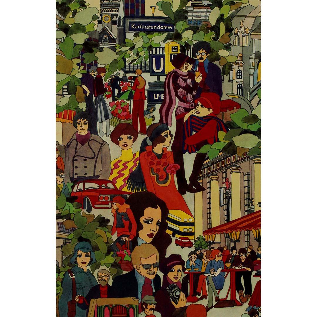 1972 original poster for Brose und Partner, Berlin For Sale 1