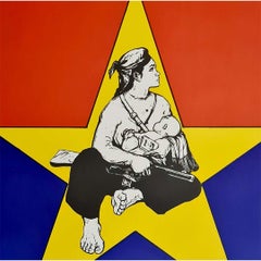 1973 Dutch political poster created for Jongerenfront - Vietnam