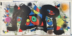 Miro Sculptures Lithograph Book, Abstract Style, 1973 Edition