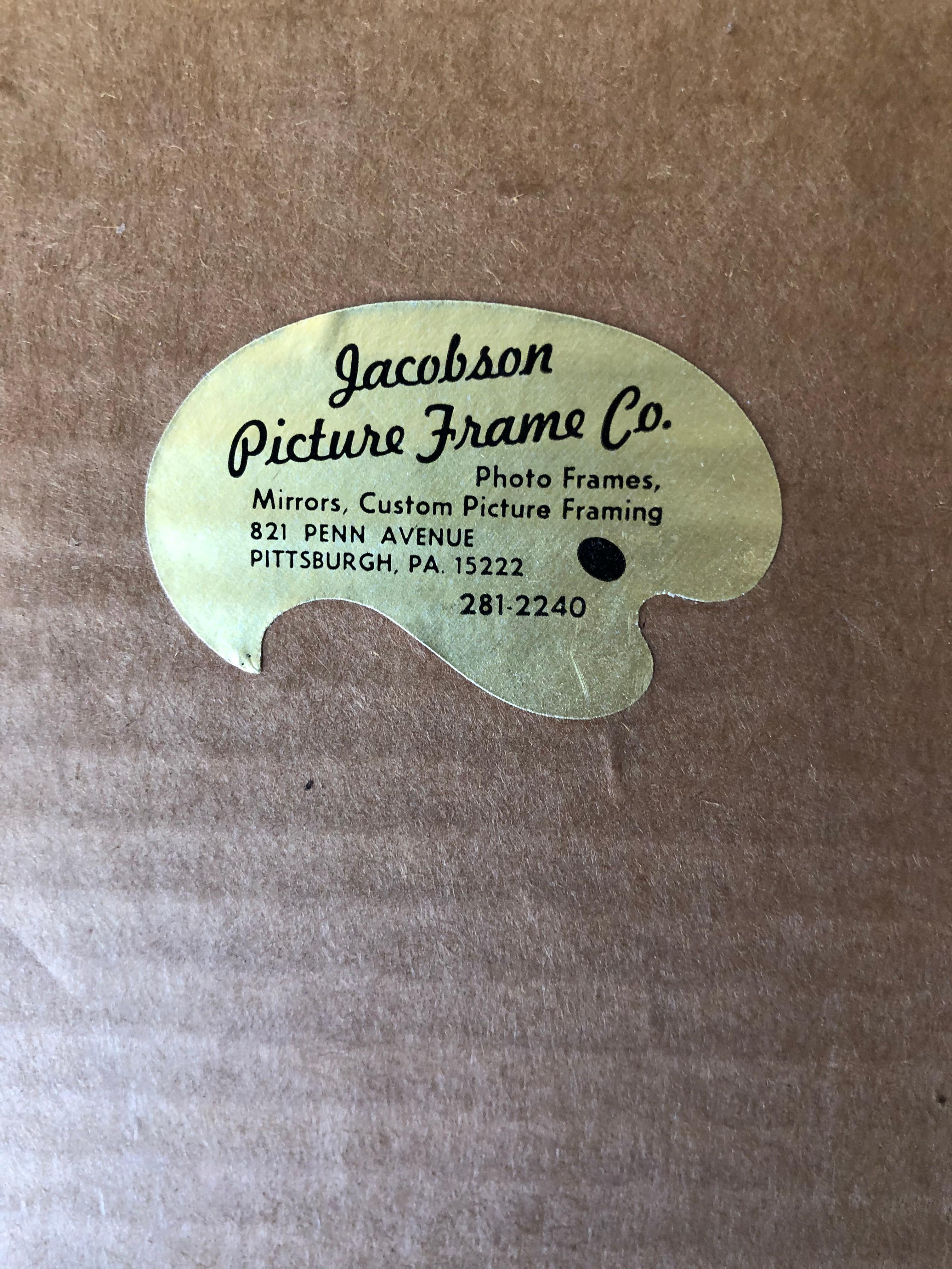 1974 Gravure sur bois de style Picasso 