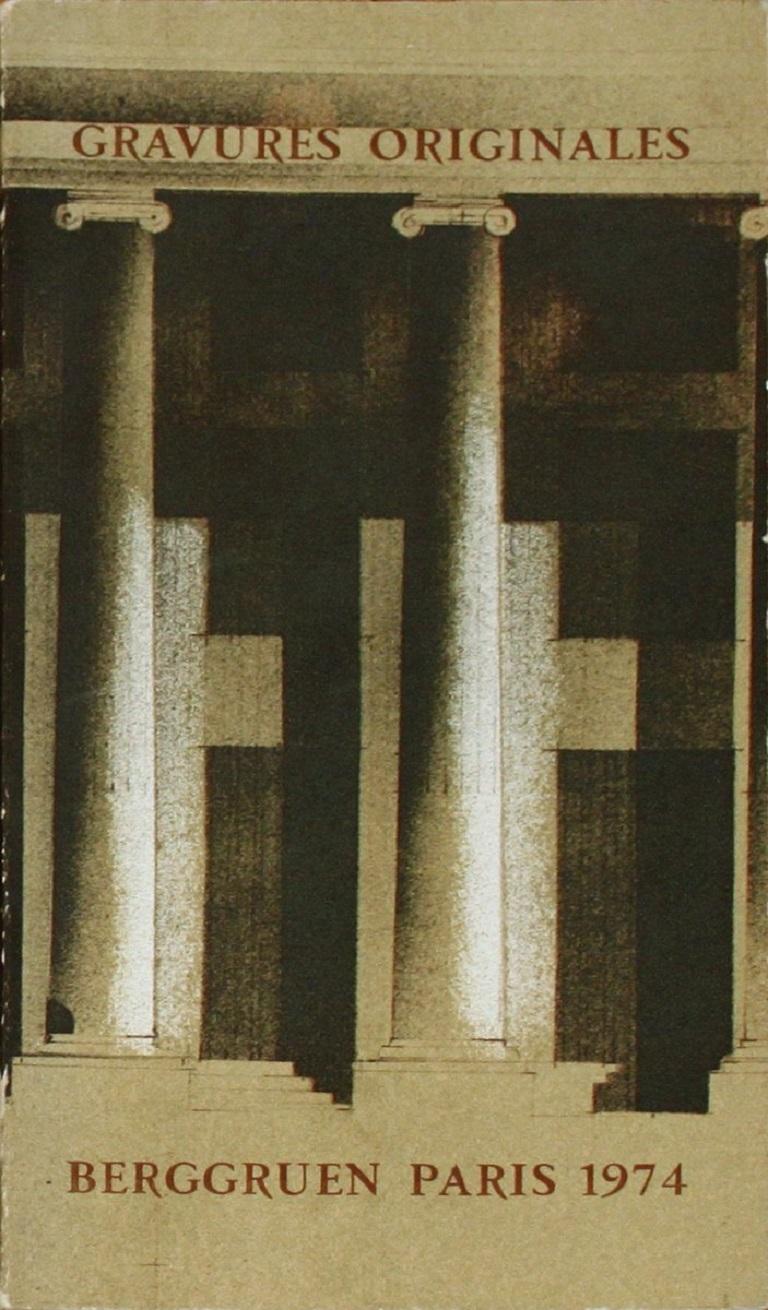 1974 Sconosciuto "Maitres-Graveurs Contemporains 1974".  Litografia - Print di Unknown