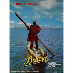 1975 Reiseplakat des bolivianischen Tourismusinstituts - Titikaka La Paz, Titikaka, La Paz