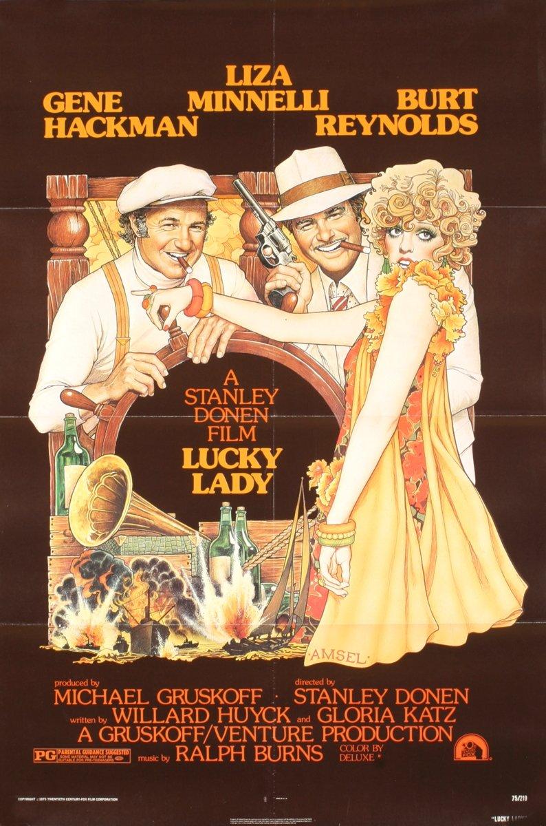 1975 Unknown 'Lucky Lady' MOVIE POSTER