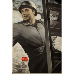 1980 original Soviet poster- A Worthy Welcome to the 25th Congress of the CPSU!