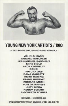 1983 Unknown 'Young New York Artists' Offset Lithograph