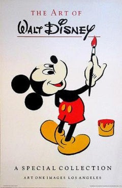 Vintage 1986 Unknown 'Walt Disney-The Art Of Walt Disney' Serigraph