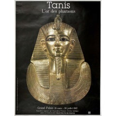 1987 exhibition poster : Egyptology exhibitions - Grand Palais Paris