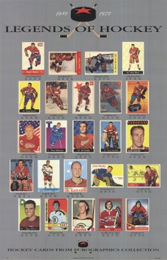 1988 Unknown 'Legend of Hockey' Contemporary Canada Offset Lithograph