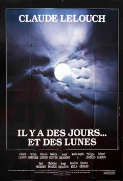 1990 Unknown 'Il Y a Des Jours... Et Des Lunes' Retro Black, Blue France Offset