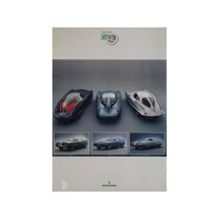 1992 Bertone 80th Anniversary BAT Concept Cars Original Poster