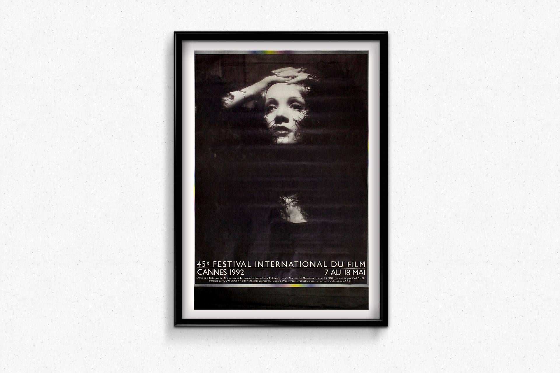 1992 Cannes Film Festival 45th edition - Marlene Dietrich For Sale 2