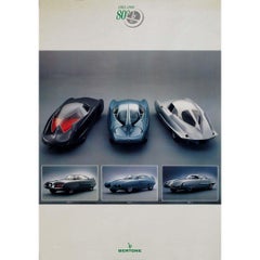 Vintage 1992 original poster celebrates 80 years of Bertone (1912-1992)