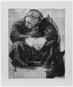 1995 Etching - The Old Man in the Boat