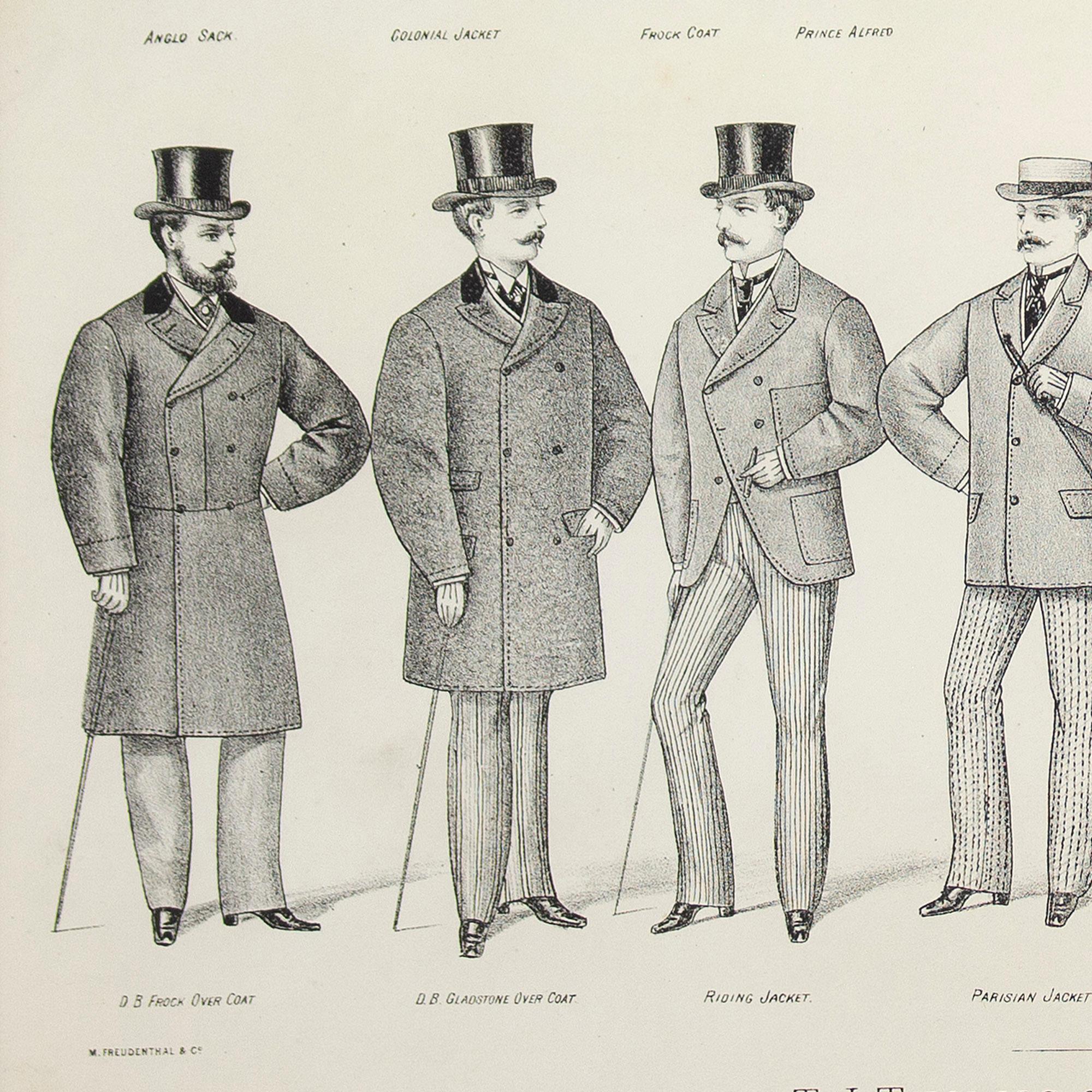 Pubblicità di moda del XIX secolo, I nostri stili per la stagione attuale, litografia - Print Scuola inglese di Unknown