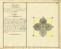 19th Century French Geometry Manuscript 12