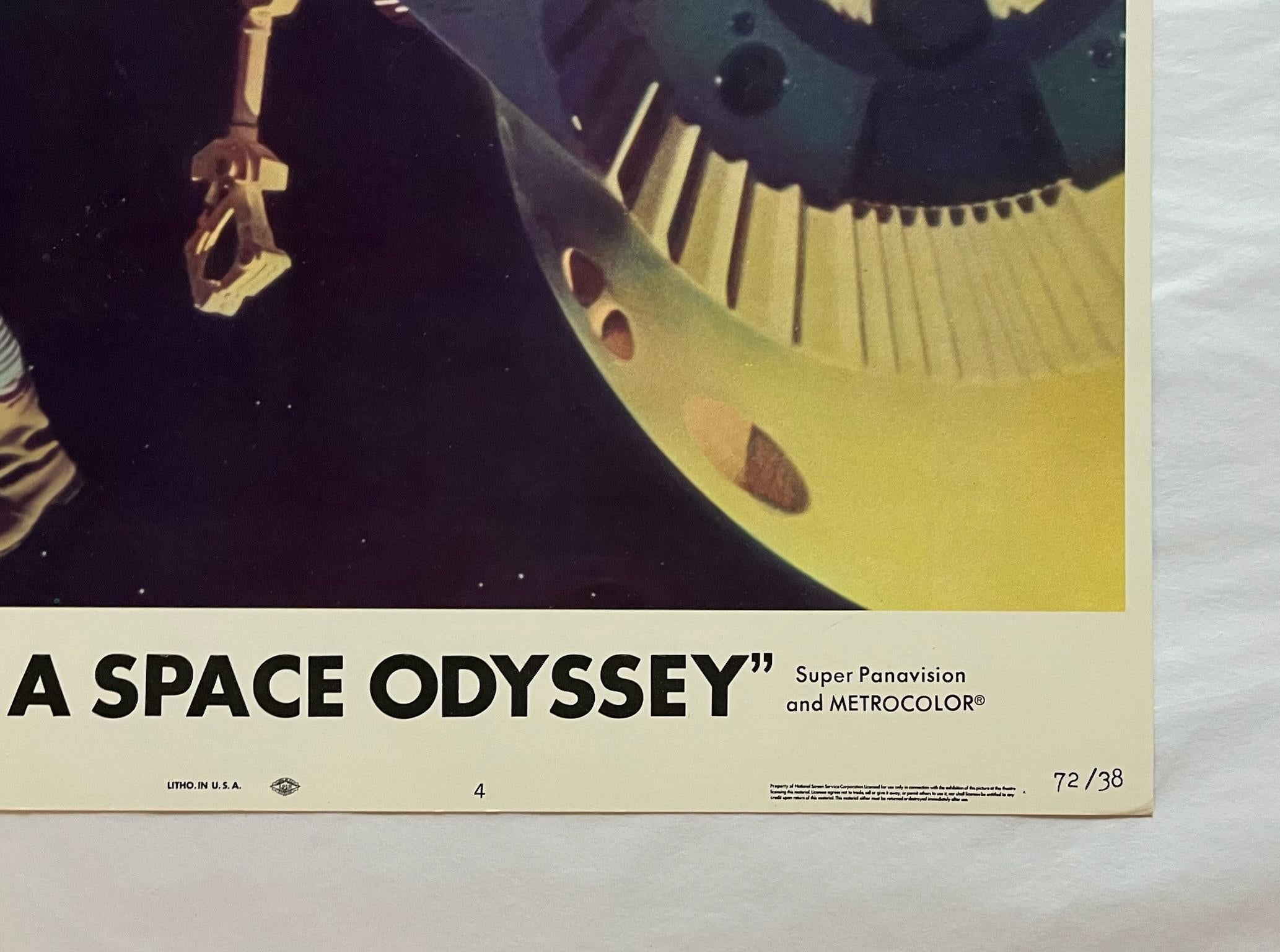 2001: A Space Odyssey - Original 1968 Lobby Card #4 - Black Figurative Print by Unknown