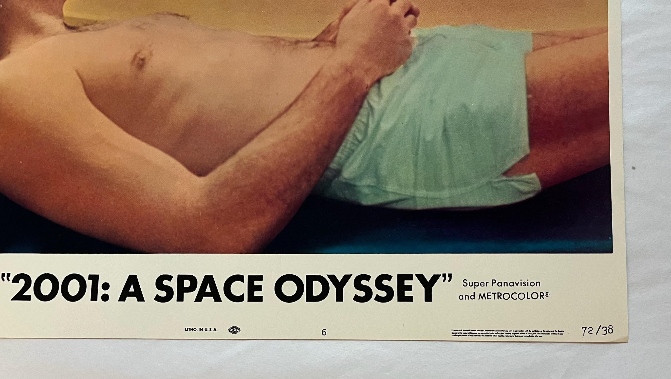 2001: A Space Odyssey - Original 1968 Lobby Card #6 - Brown Figurative Print by Unknown