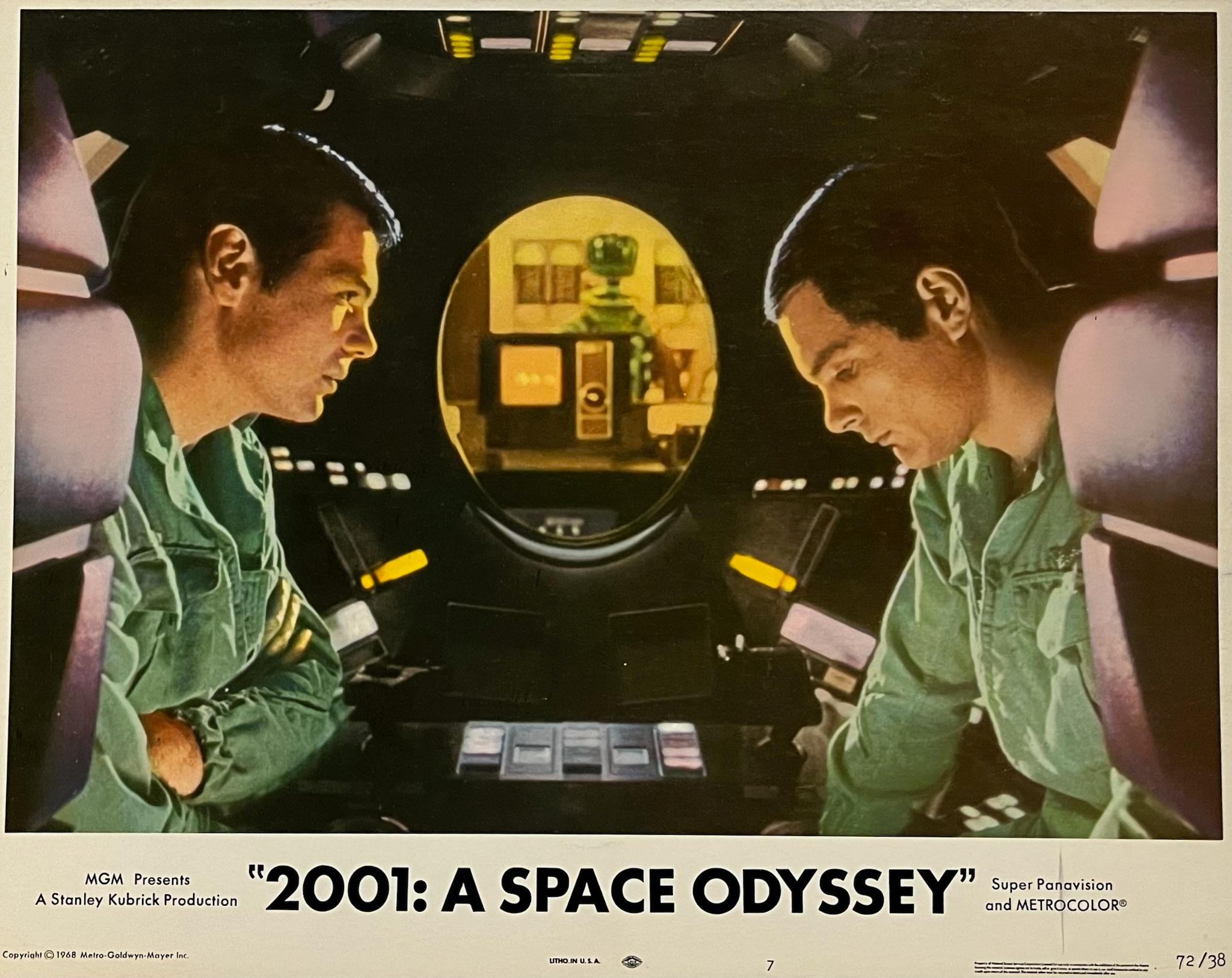 Figurative Print Unknown - 2001 : L'Odyssée de l'espace - Carte d'accueil originale de 1968 #7