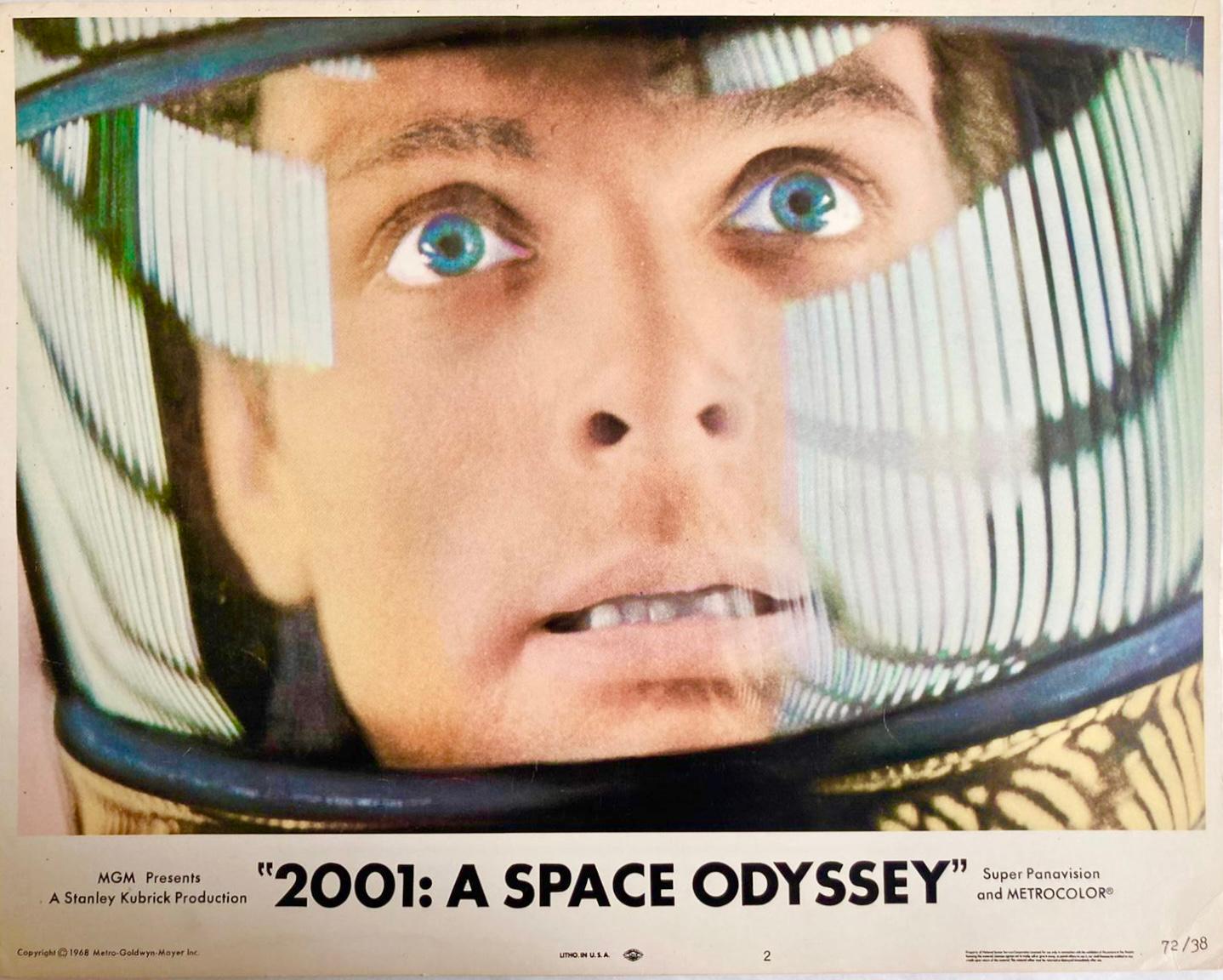 Unknown Print - 2001 A Space Odyssey - Original Vintage 1968 Movie Film Cinema Lobby Card 