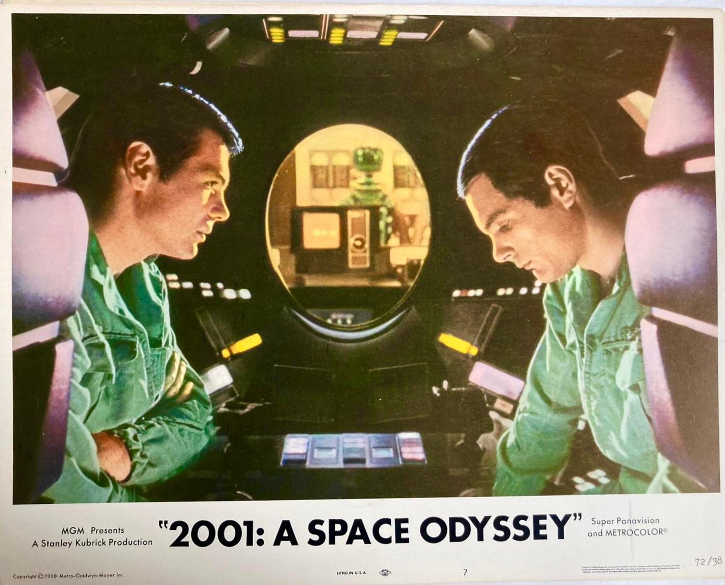 2001 A Space Odyssey - Original Vintage 1968 Movie Film Cinema Lobby Card 