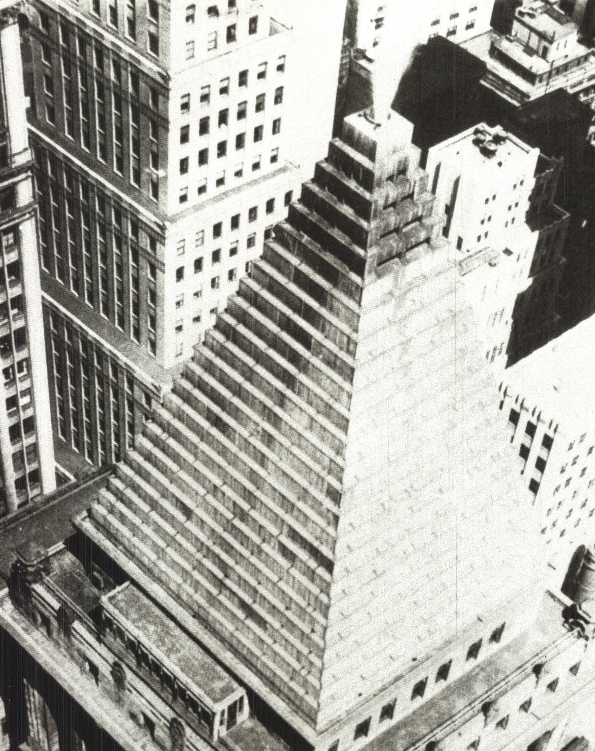 2001 Unknown 'Skyscraper View, 1931' Photography Offset Lithograph For Sale 2