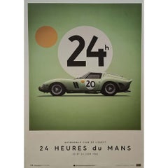 2015 Original 24 Heures du Mans Ferrari 250 GTO Poster