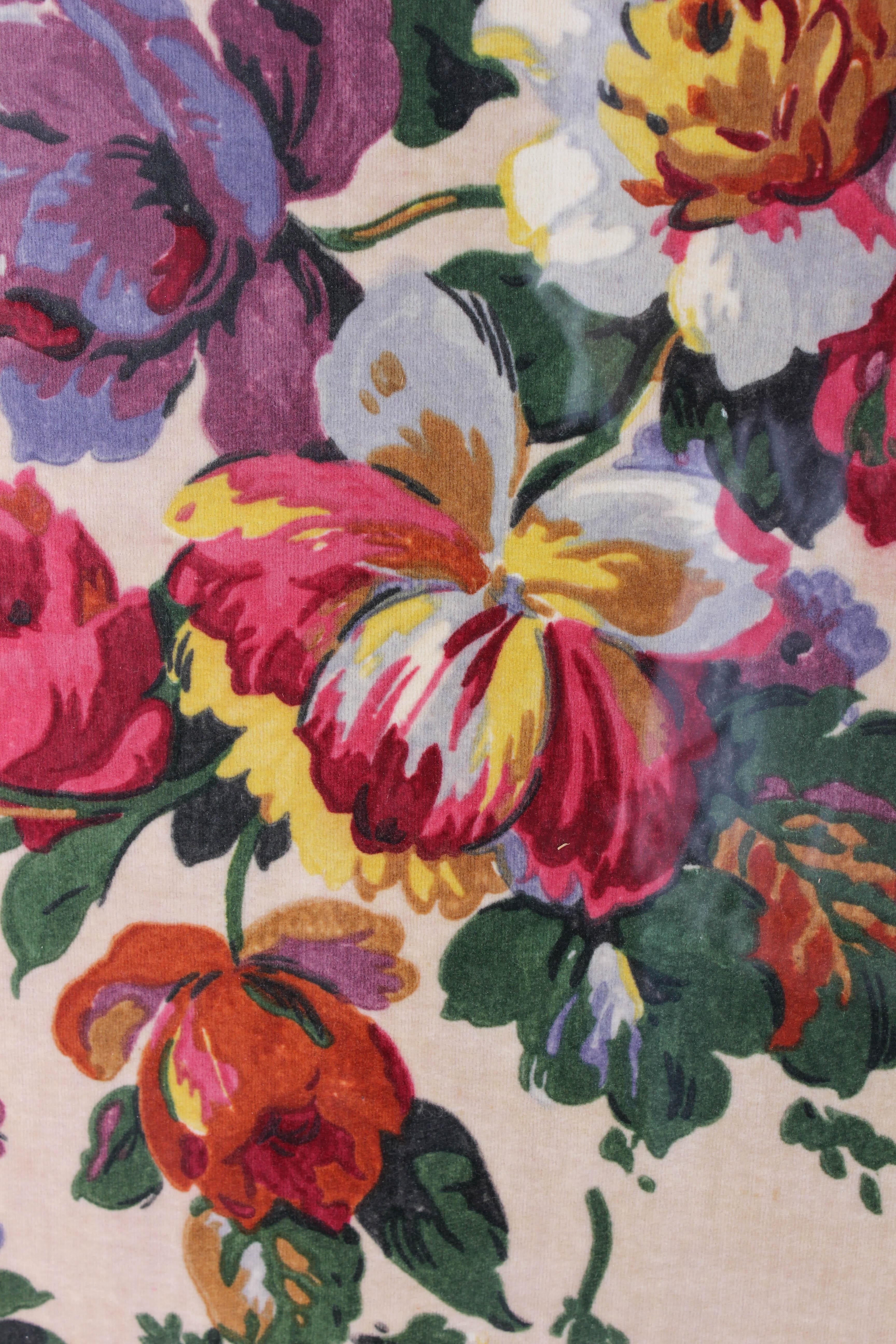 20th Century Silkscreen - Floral Pattern For Sale 2