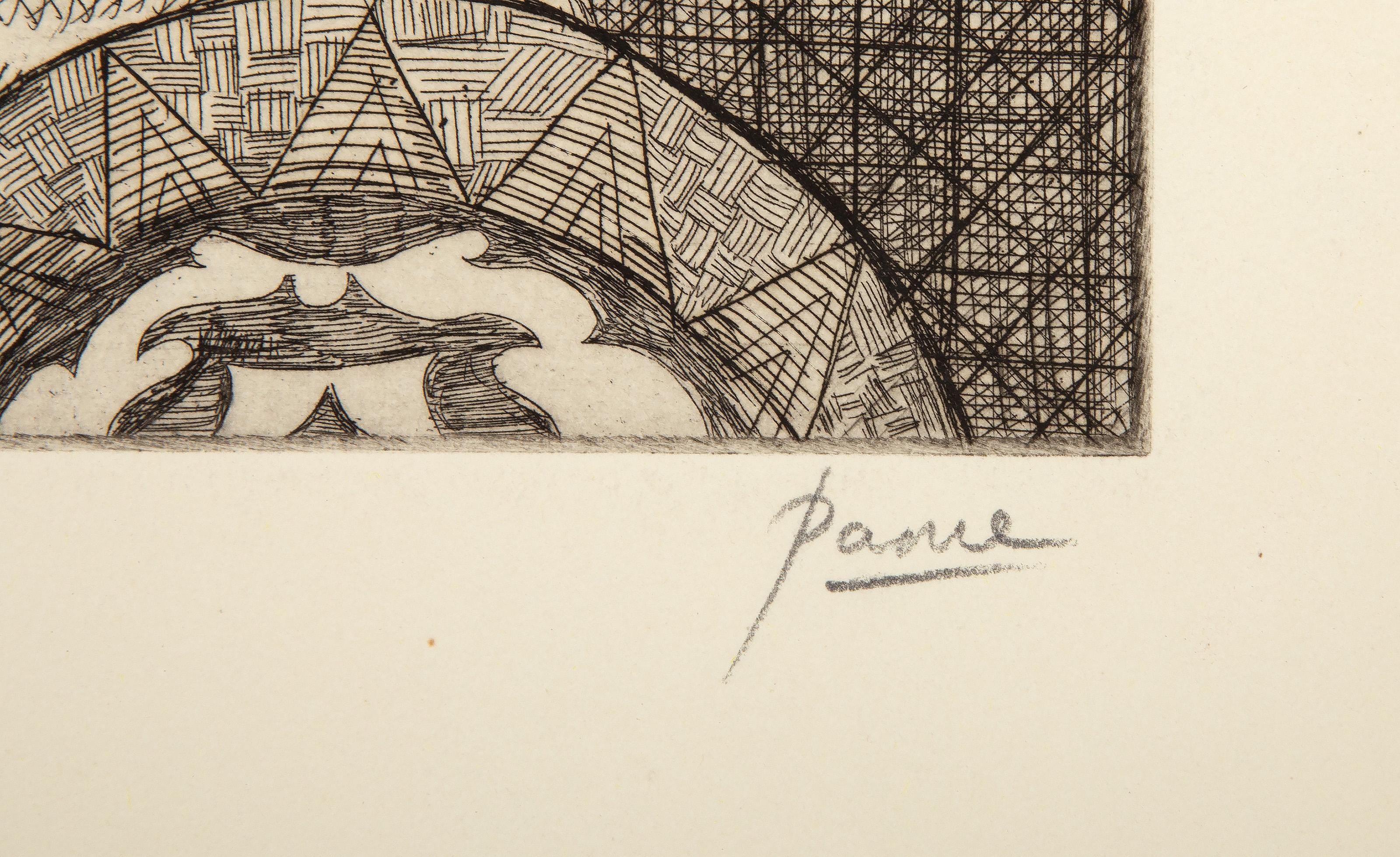 3 Friends, Surrealist Etching by Peter Paone For Sale 3