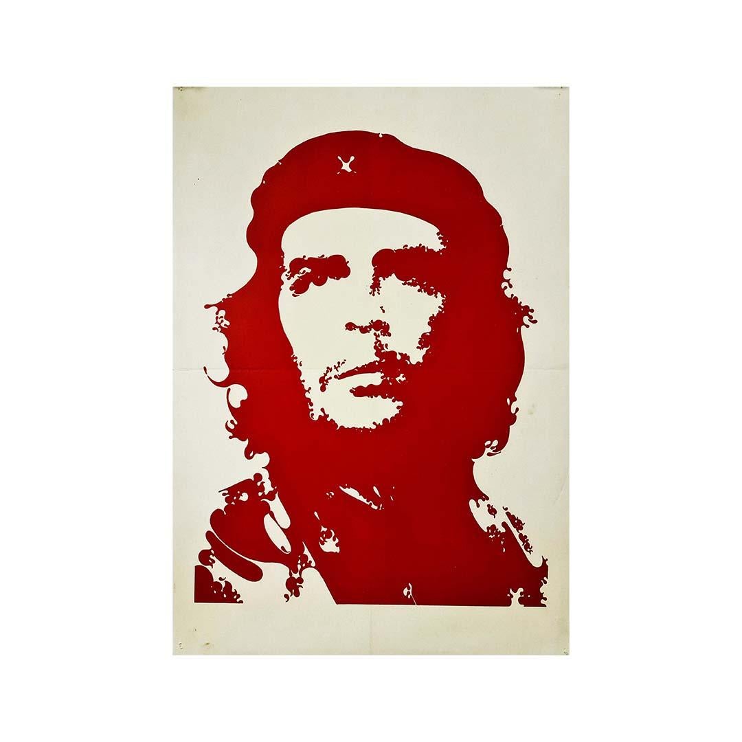 70s Original Poster of Ernesto Che Guevarra - Print by Unknown
