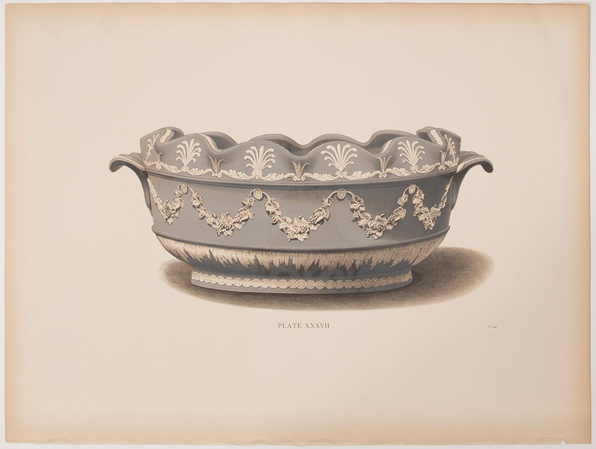 Une grande jardinière ou un Monteith. Jasper. Pl. XXXVII - Print de Unknown