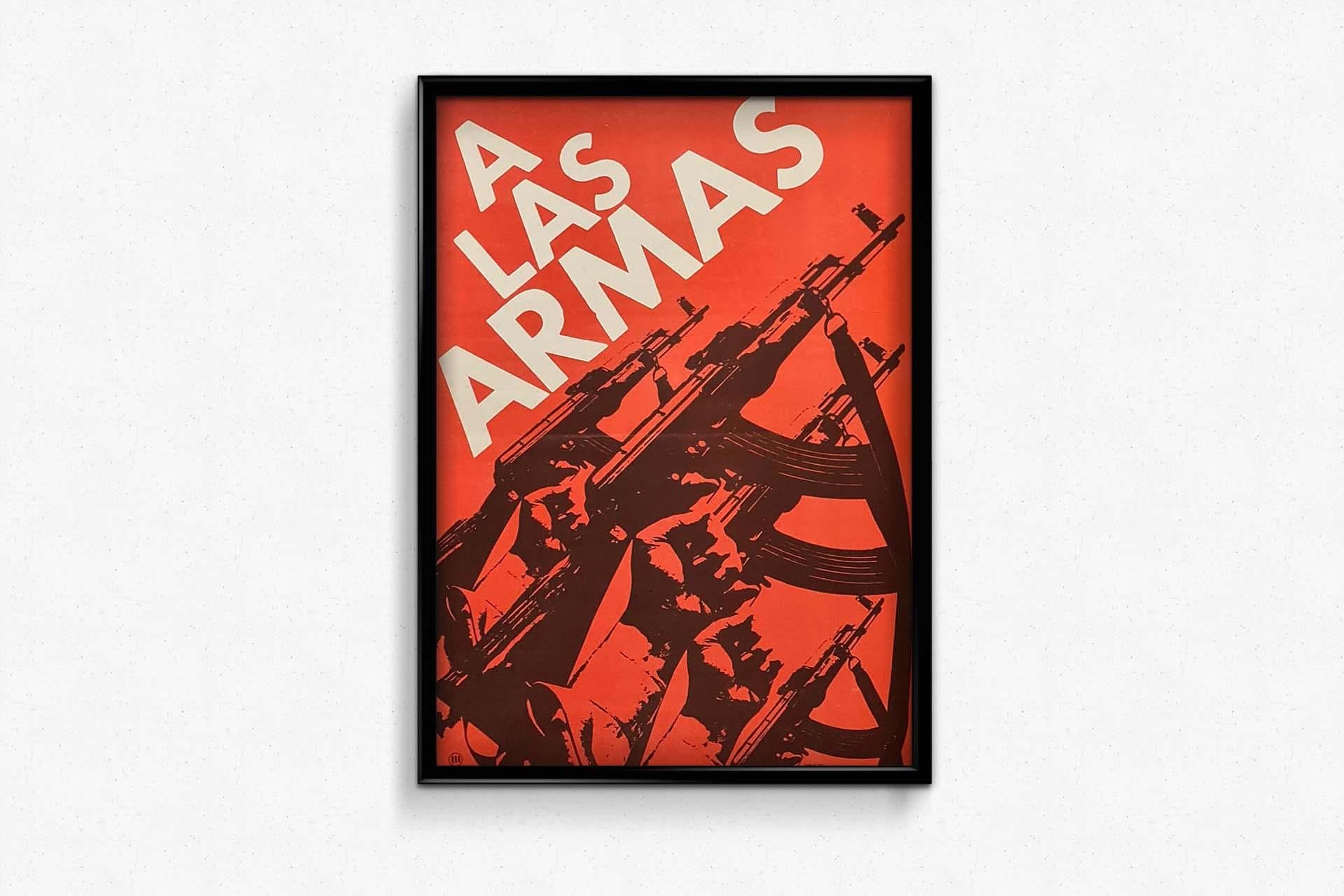 A las armas (To arms) ist ein Plakat der kubanischen Revolution gegen die USA im Angebot 2