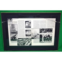 Mapa del estrecho occidental de Long Island con clubes náuticos, ayudas a la navegación...