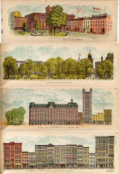 A Pictorial View of Broadway, 1899 - 74 Chromolithograph plates
