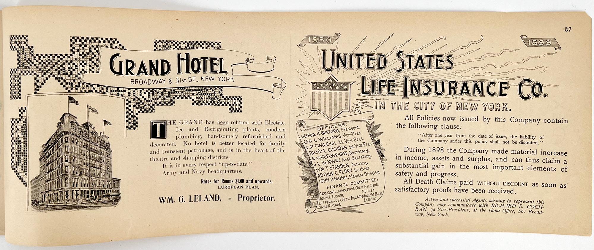 A Pictorial View of Broadway, 1899 - 74 Chromolithograph plates For Sale 15