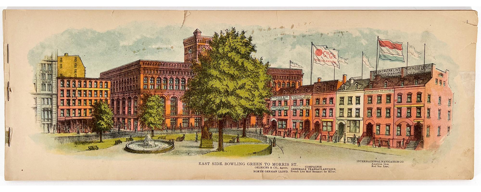 A Pictorial View of Broadway, 1899 - 74 Chromolithograph plates For Sale 2
