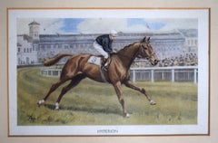 A Set of Four Framed Images Relating to 1930s Horseracing Derby & Grand National
