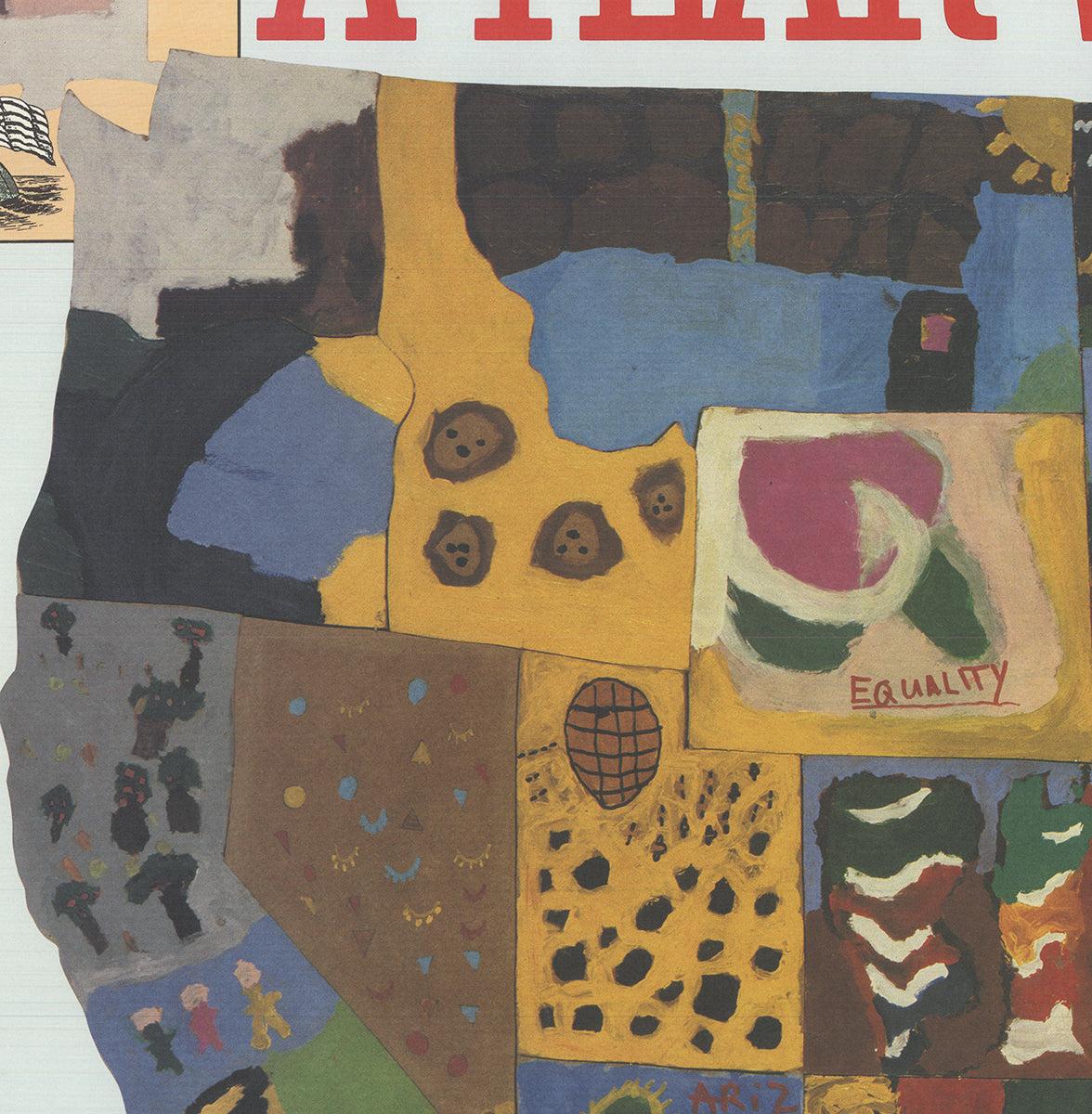 Un anno con i bambini 1989- Litografia offset - Print di Unknown