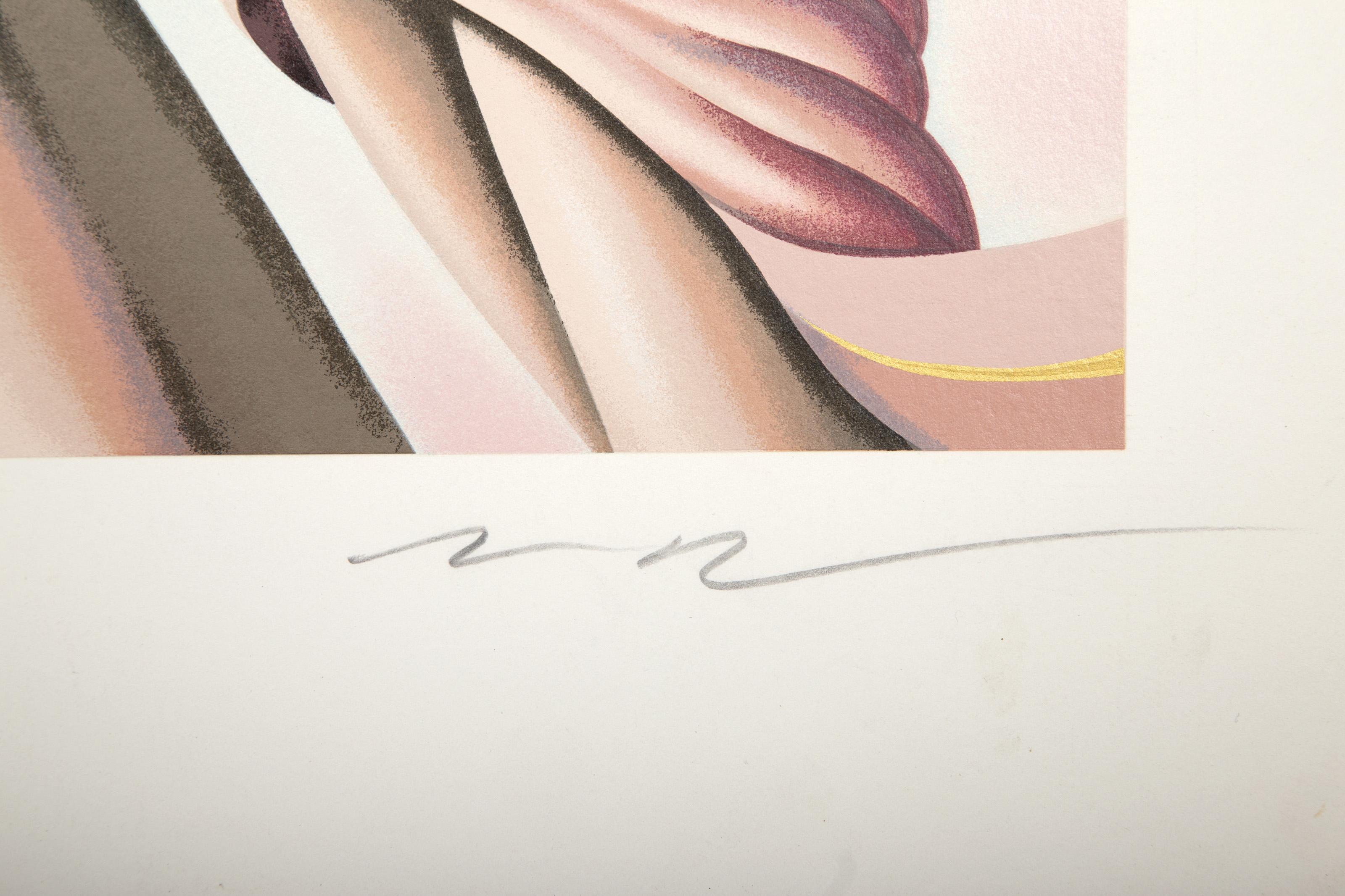 Au-dessus des nuages, sérigraphie Art déco de Robert Moser en vente 3