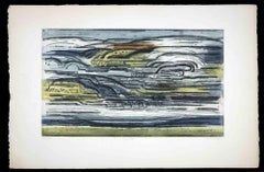 Composizione astratta - Acquaforte originale - Anni '70