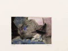Abstract Composition - Etching and Drypoint - 1970s